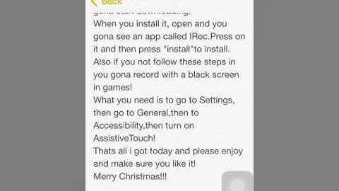 How to record your screen without jailbreak!