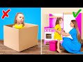 RÉNOVATION D'UNE CHAMBRE D'ENFANT || CRÉATIONS AVEC DU CARTON POUR LES PARENTS ET LEURS ENFANTS