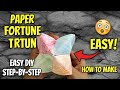 How to Make a Paper Fortune Teller / Tip Top Game @MashaBearEN @TheCraftedNest-Yt