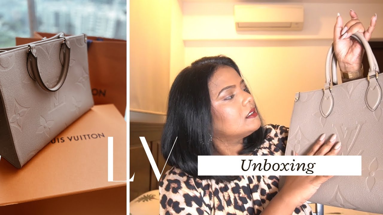 NEW Louis Vuitton Neverfull MM Empreinte Leather (UNBOXING