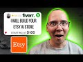 I paid fiverr expert to run my etsy ai art store for 30 days results