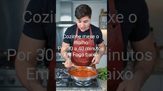 Molho de tomate no fogo #food #comida #receitas #chef