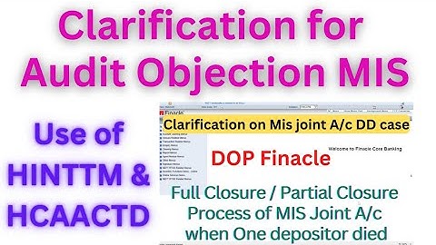 Clarification on Mis Death case of Joint account | Closure procedure