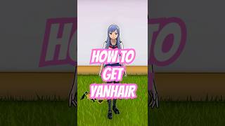 YANDERE HAIR 🌸 | #yansim #yanderesimulator #yandere #ayanoaishi #ayano #tutorial #shorts
