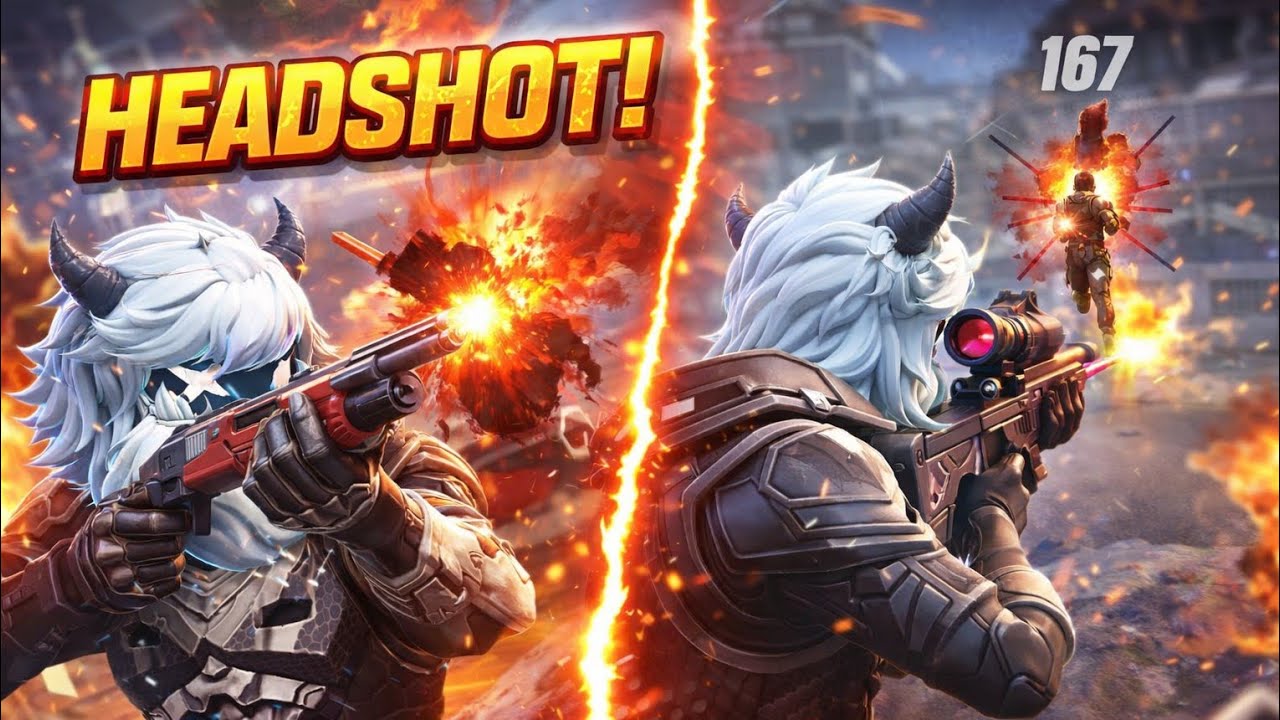 Custom Match OP Moments 🔥 Double Headshot + Sniper Gameplay | StarKld1