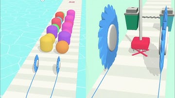 Twin Slicer! Very Satisfying and Relaxing ASMR Slicing Game