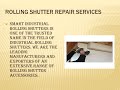 Smart Industrial Rolling Shutters video