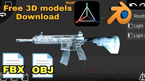 Glacier M416 Lv7 PUBG Mobile-3D MODEL | PRISMA3D Blender FBX+OBJ+prisma FREE DOWNLOAD