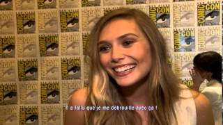 Allocine Comic-Con interview with Aaron Taylor-Johnson and Elizabeth Olsen