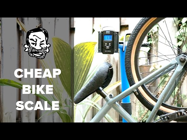 How to weigh a bike 