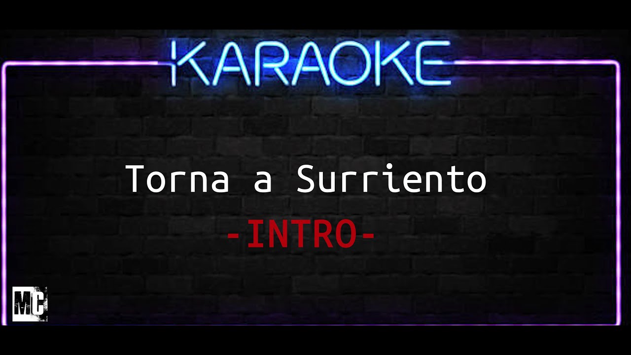 KARAOKE - Torna a Surriento HD - Piano, Strings & Orchestra | by Gadrip