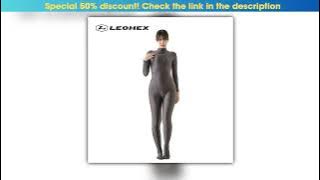 LEOHEXSexy One Piece Bodysuit for Women Cosplay Catsuit Playsuits Stretch Bodysuit Spandex Zentai
