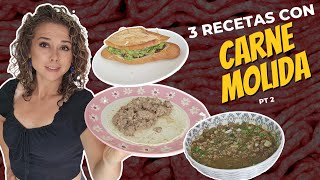 QUÉ HAGO DE COMER CON CARNE MOLIDA QUE NO SEAN ALBONDIGAS NI PICADILLO?/Marisolpink