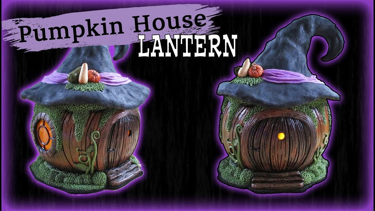 Fantasy Halloween Pumpkin Fairy House - Fantasy Cookery