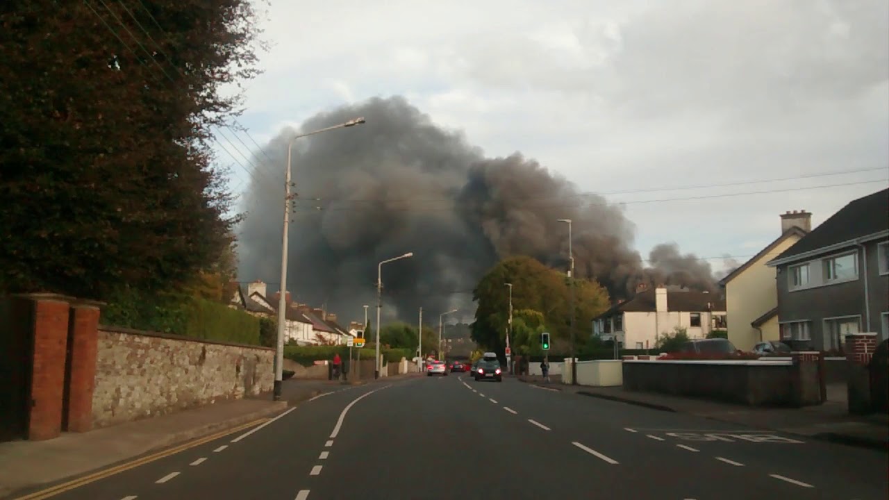 Fire in Douglas shopping centre, Cork. Saturday, 31st August 2019, 7.30