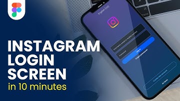 Instagram Login Screen - Modern UI/UX Design in Figma