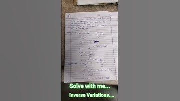 Inverse Variations #viral#shorts #shortsfeed#shortvideo #mathematics#maths#solution#easymathtricks