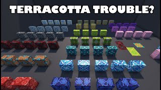 How To Easily Use Glazed Terracotta In Minecraft