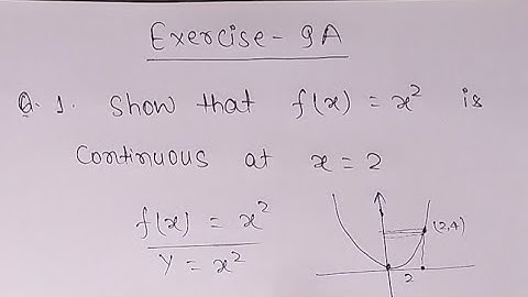 Ex 9A / Q no 1/Continuity and differentiability / R S Aggarwal Class 12th Math