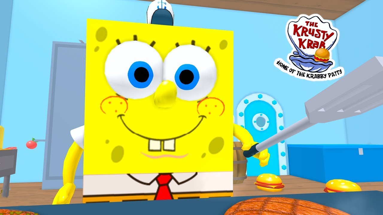 Spongebob Squarepants Escape The Krusty Krab Obby Youtube - roblox mr krabs world