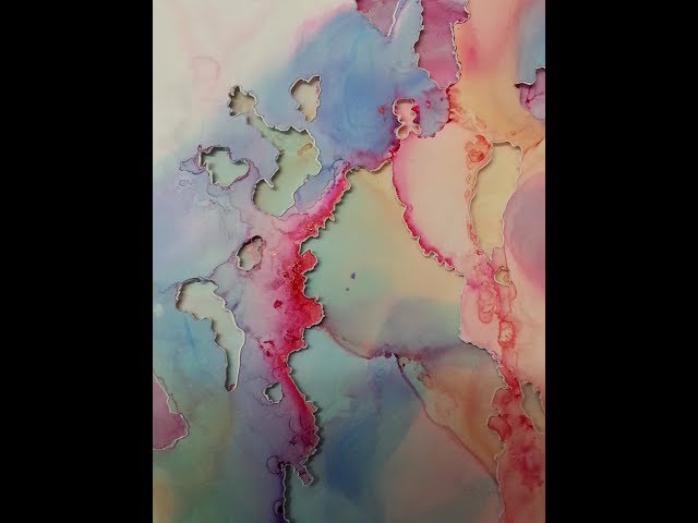 Go where you feel the most alive - Alcohol Ink Painting on Yupo Paper –  didART studio