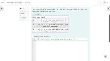 Ágazati informatika alapvizsga - Python programozás alapok gyakorlati feladat