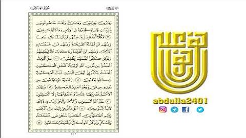 تلاوة الصفحة 401 من القرآن الكريم