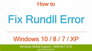 How to Fix Rundll Error
