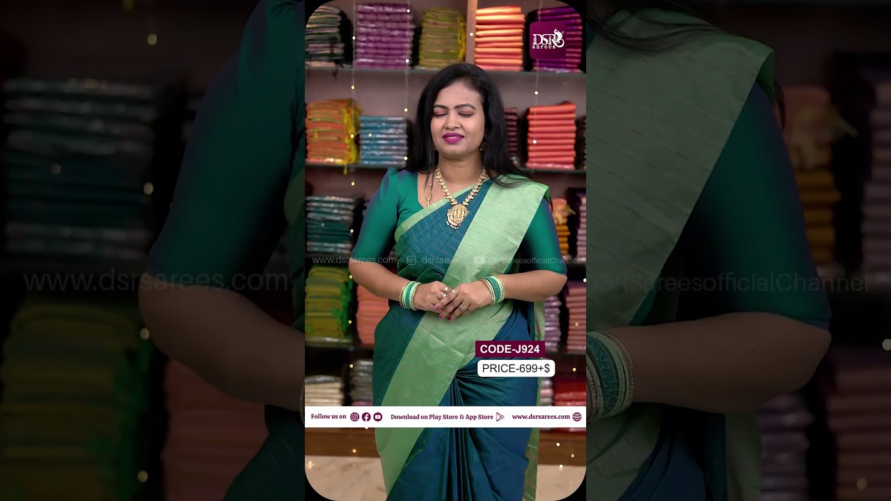 Arani semi soft silk saree @ 699+$😊| Booking - 9653484447 | www.dsrsarees.com