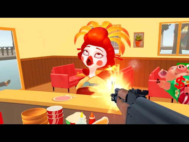 A crazy restaurant where customers are shot and used as food