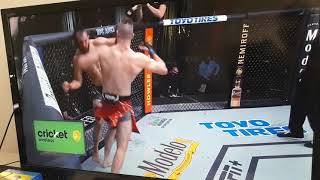 Jiri Prochazka VS Dominick Reyes spinning elbow KO!