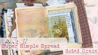 Super Simple Junk Journal Page | Noted Grace Part 12 | 2 Timothy 1:9