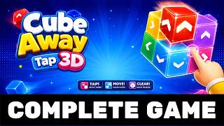 Cube Away Tap 3D – Unity Tap Away Style 3D Puzzle Game Template | Hints, Bomb, AdMob | Android iOS screenshot 1
