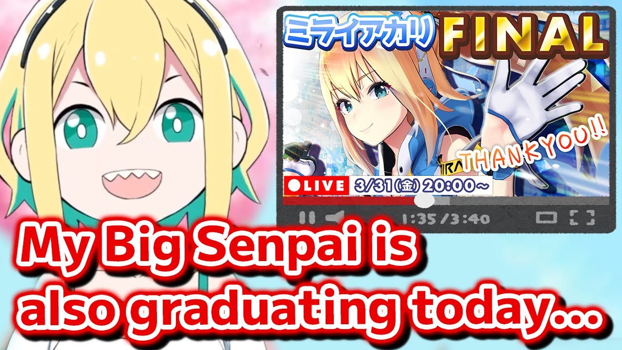 Pikamee talks about Mirai Akari is graduating on the same day [VTuber Eng  Sub]