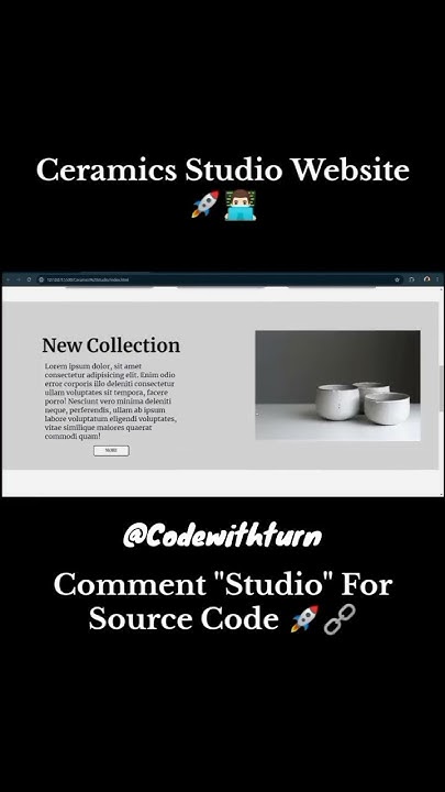 how to make unique and stylish website||html css javascript free source ... image.