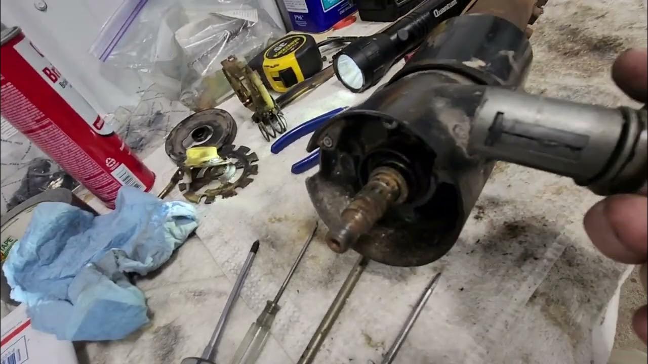 JEEP CJ TILT STEERING COLUMN DISASSEMBLY YouTube