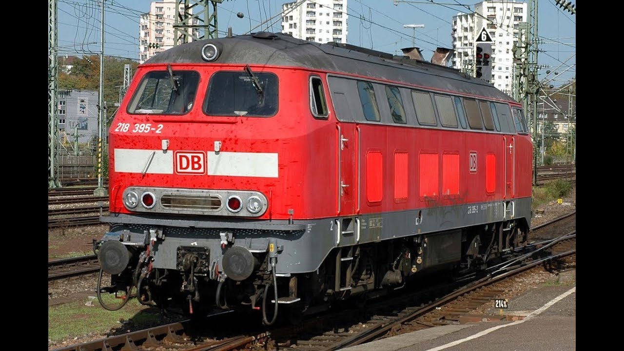 [TS2017] DB Class 216/V160 Cab ride - YouTube