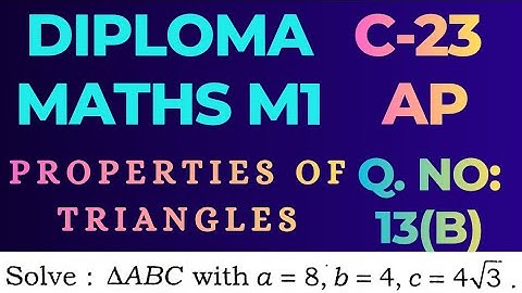 Properties of triangles@maths naresh eclass