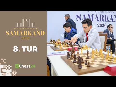 Rakip Kanada ve Türkmenistan | Satranç Olimpiyatı 8. Gün