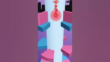 Helix jump | how to complete hard levels in IOS/ android level 16 #Shorts #Helix-jump #iOS/android