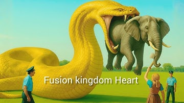  Emergency Rescue Team Saves Frightened Cow From a Massive Python’s Deadly || Fusion kingdom Heart 