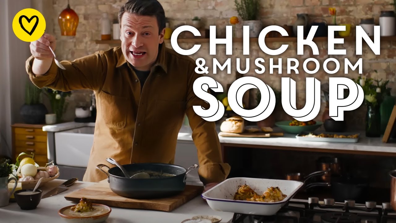 How To Make A Chicken & Mushroom Soup Perfect For ... - YouTube