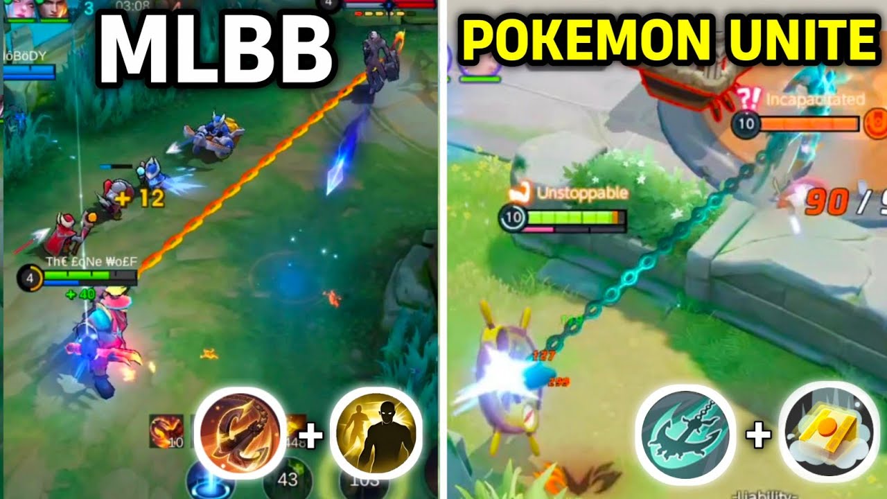 MLBB против Pokemon UNITE Hook Combo | Клипы Pokemon UNITE