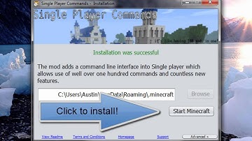 Minecraft 1.1 : How to Install Single Player Commands Mod