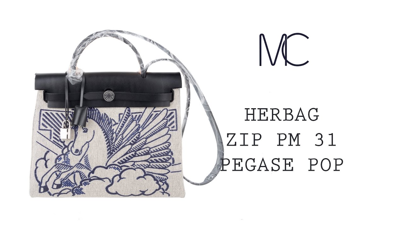 Hermes Herbag Zip Pegase Pop PM 31 Rouge Piment Special Edition •  MIGHTYCHIC • 