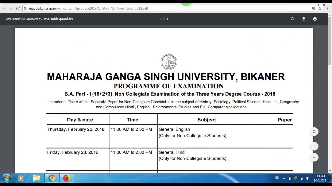 mgsu b a part