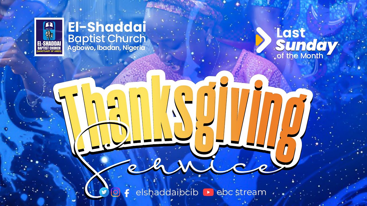 THANKSGIVING || YOUTH SERVICE || 22ND FEBRUARY 2026