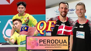 [QF]🇲🇾Goh Sze Fei-Izzuddin Rumsani VS 🇩🇰Kim Astrup-Anders Rasmussen👏‼️#malaysiamasters2024