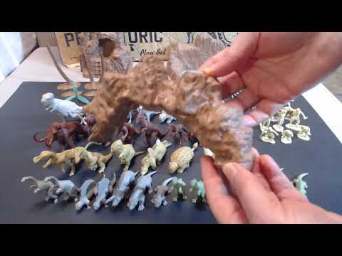 Marx Prehistoric Times Play Set #3398 1963 Ultimate Dinosaur Set