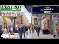 Montreal canada  walking tour in 4k u.r 60 fps  montreal quebec canada